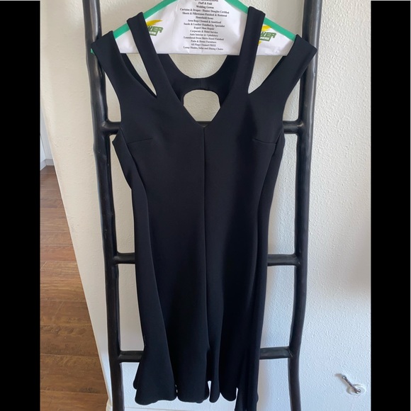 Saks Fifth Avenue Dresses & Skirts - Designer Josh Goot Black Fitted Bodice Flair Skirt Dress